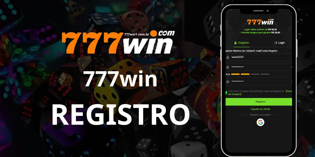 777win Registro - Como Criar uma Conta no 777win 1 registro 777win